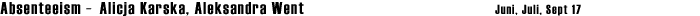 galerie stadtpark - absenteeism