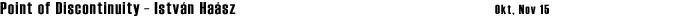 galerie stadtpark - point of discontinuity