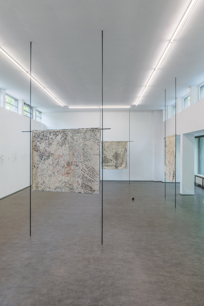 Ausstellungsansicht BEYOND THE GARDEN, Claudia Losi; Galerie Stadtpark Krems, 2026; Foto: Stefan Lux